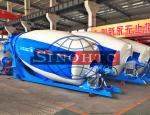 High Performance Truck Bodies 8 - 10 Cbm Volume Concrete Mixer Tank
