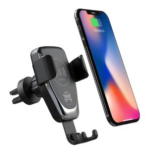 Quality Automatic Clamping Wireless Phone Charger 10W/7.5W Fast Charging Air Vent Motorized wholesale