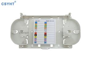 Quality Plastic 24 Fiber Optic Splice Tray Cold Roll Steel With Transparent Cover Identify Label wholesale