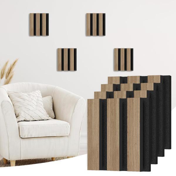 Acoustic Sound Wood Wall Panels With Customized Thickness And Grade E0