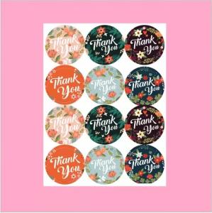 Quality Thank You Lover Christmas Gift Stickers Labels Tag Personalised Printable wholesale