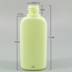 Flat Light Green 20mm 80ml Recycled Plastic Bottles