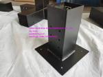 Industry 3 Way Steel Arm Pergola Corner Bracket for 4x4 Wood Posts ISO9001 2015