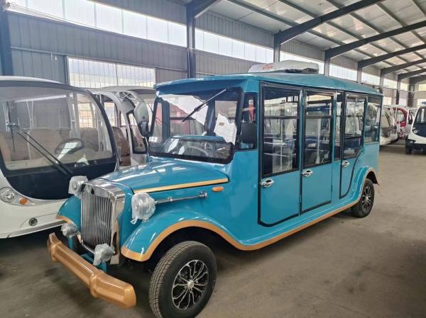 11 Seat Closed Electric Vintage Touring Classic Car Car Low Speed Sightseeing