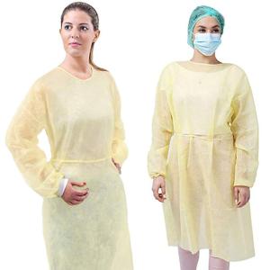 Quality PPE Medical Disposable Long Sleeve Hospital Patient Gowns For Sale wholesale