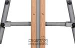 wooden street lamp outdoor fitness rider