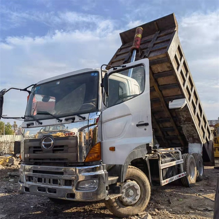 Multimedia System Used HINO 6*4 Heavy Duty 700 Dump Truck for Heavy Construction