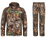 Breathable Camouflage Hunting Coat For Outdoor 100% Polyester Material