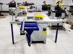 1500W Wood Pressing Machine Semi Automatic Woodworking Table Saw