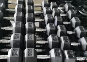 Quality Home Rubber Encased Hex Dumbbell 2 Pack 10LB Non Slip Ergonomic Hand Weights For Muscle wholesale