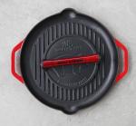 Enamel Round Cast Iron Grill Pan