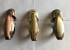 Quality Gold Finish Metal Coffin Fittings / Bronze Coffin Handle D027 50*30*45MM wholesale