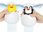 Small Size PP / Silicone Bath Toys Bright Color BPA Free Eco Friendly