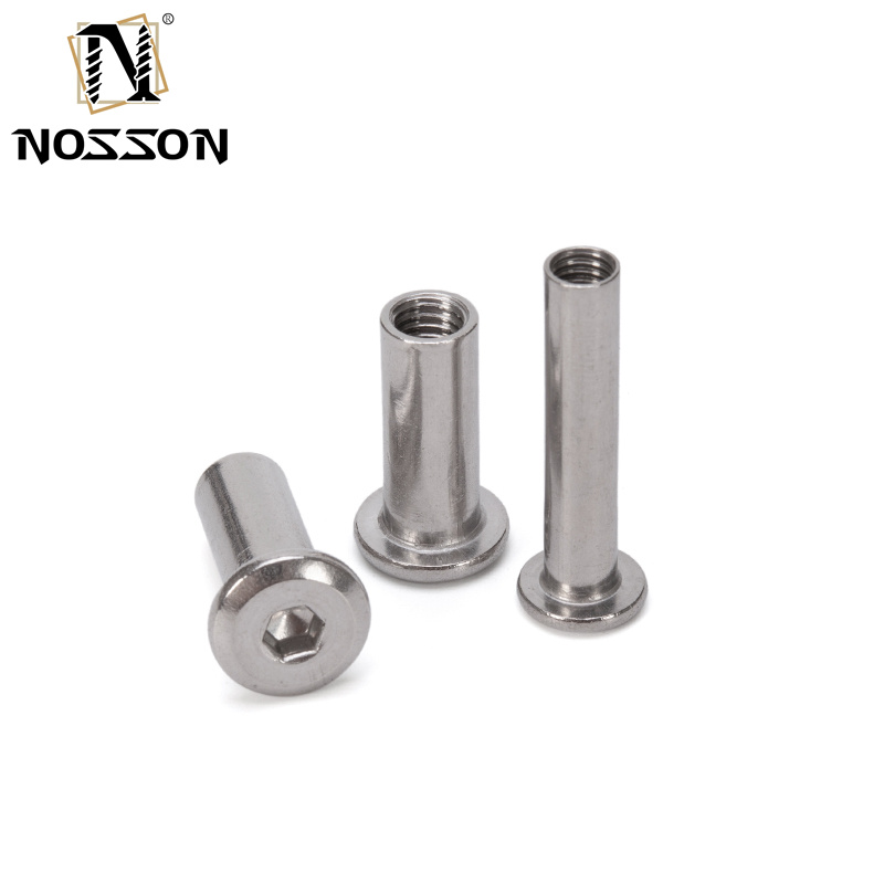 Customized Thread Size M5 M6 M8 M10 M12 Pan Head 304 Stainless Steel Male and Female Screws for Industrial Applications