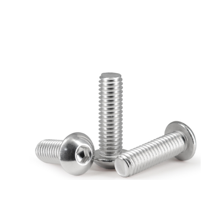 ISO7380 Stainless Steel Hexagon Socket Button Round Head Screw M2 M3 M4 M5 M6 M8 M10