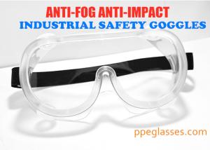 Quality Breathable Industrial Safety Goggles Fully Cover Polycarbonate Safety Glasses wholesale