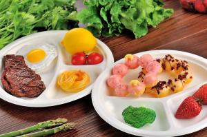 Quality Disposable Tableware Biodegradable Sugarcane Bagasse Plates Refrigerator Wedding wholesale