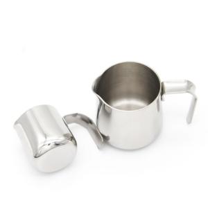 Quality 4OZ Mini Stainless Steel Milk Frother Pitcher 10.85*7.7*9.4 Cm Convenience To Use wholesale