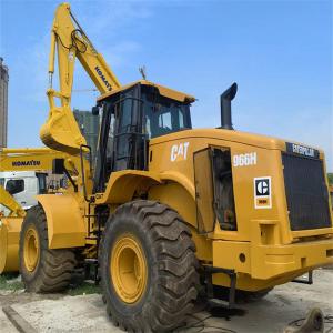 Quality Caterpillar 966h Wheel Loader Used Wheel Loader Engine power 195kW wholesale