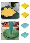 Soft ECO Friendly Disposable Paper Plates Napkins For Cleaning Home Restaurant