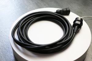 Quality XLPE Solar Ac Cable 5m Grid Tie Inverter Solar Panel Cable Copper Black wholesale