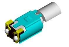 Quality 3v Dc Smt Vibration Motor , Mini Mobile Phone SMD Vibrator Motor 12.2 * 4.4 * 3.6mm wholesale