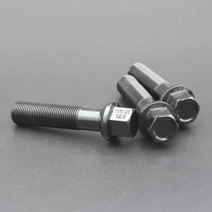 Quality 55mm R14 Ball Seat Extended Wheel Bolt Black Coating For Latest Mercedes wholesale