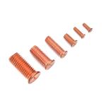 JIS Standard Stainless Steel Supply Copper Plated Weld Stud for Sheet Metal M3