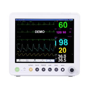 Quality 12 Inch Color Touch Screen Vet Medical Equipment ICU Multi Parameter Patient Monitor wholesale