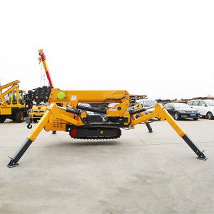 Quality 360 Degree Hydraulic Slewing JIB Cranes 3000kg Crawler Cantilever Spider Crane wholesale
