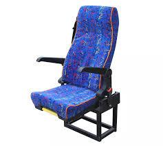 Quality Floor Mounted Folding Bus Seat Strong Steel Frame wholesale