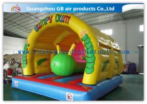 Quality PVC Waterproof Caterpillar Inflatable Bouncy Castle Moonwalks For Kids wholesale