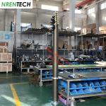 12m lockable pneumatic telescopic mast 30kg payloads 2.55m closed height, work