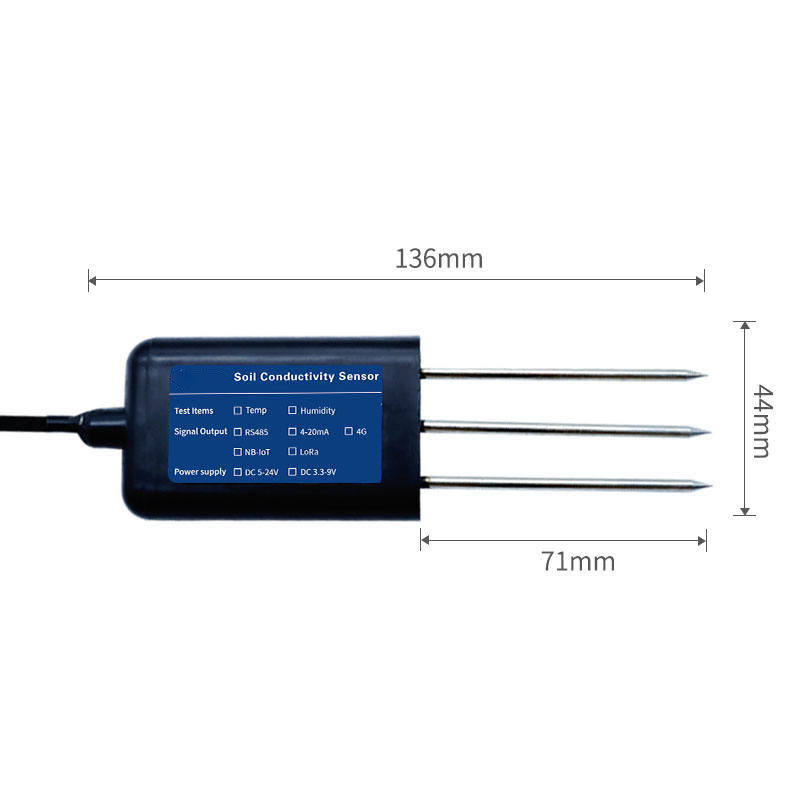 Accurate Soil EC Measurement with Modbus Conductivity Sensor IP67 Protection