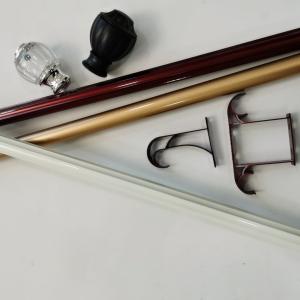 Quality Home Decorative 28mm European Style Large Window Curtain Rods wholesale