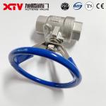 Round Handle NPT Bsp Thread1000psi 304 316 Stainless Steel Floating Manual Ball