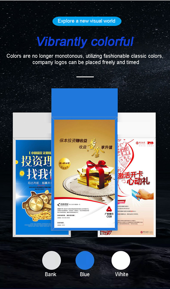 Manufacturer Digital Signage Advertising Film Wall Panel HD Video 3D TV Poster Display Billboard