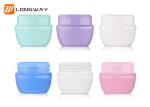 Cute Empty Face Cream Plastic Cosmetic Jars Plastic Toiletry Containers With