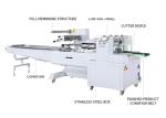 OPP Strawberry Fruit Horizontal Form Fill Seal Machine HMI 80μM