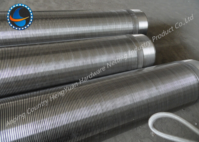 Tpi Couplings Wound 304L Wedge Wire Screen Pipe For Filteration