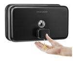 INOVI ZSH12-1200BHF-BLACK Industrial Wall Mount Stainless Steel Black Hand Soap