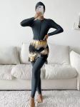 Slim Beach Muslim Swimsuit Ladies Modest Swimwear Muslim Belly Covering