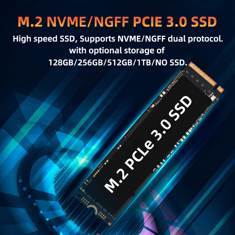 Mini PC AMD Ry-zen R7 4700U CPU Wifi6 BT5.2 16GB DDR4 512GB SSD Win11 Office Business With Win11 And Office Pre-installed