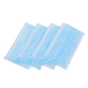 Quality 3 Ply PP Non Woven Disposable Mask Anti Virus / Dust For Sports wholesale