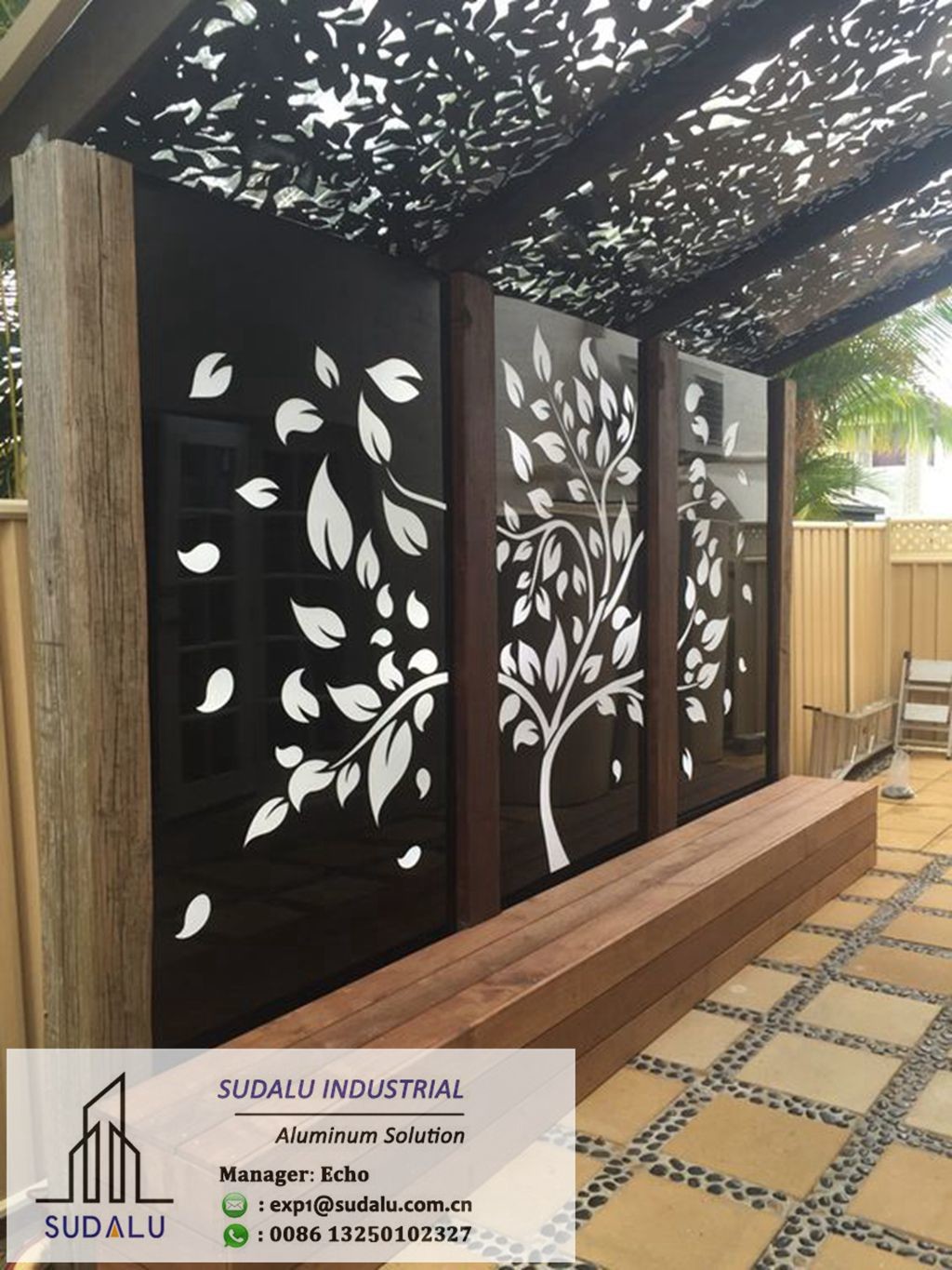 Artistic Decoration Aluminum Perforated Gallery Screen Panel