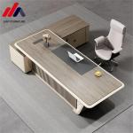 Wooden Filing Cabinet L Shaped Office Desk for Executive Work in Commercial