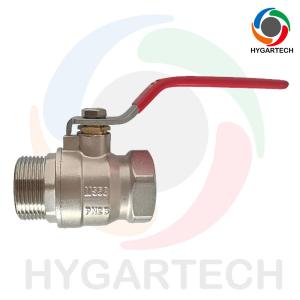Quality Lever Steel Handle Brass Ball Valve With Mf Thread Ends wholesale