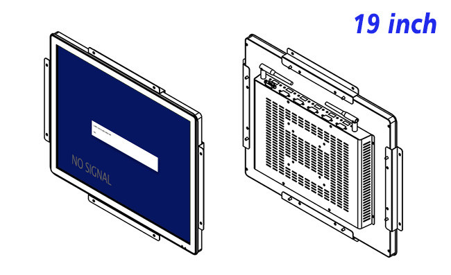 19-Inch Monitor for Security Systems and Public Information Boards