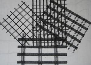 Quality Environmentally Friendly Warp Knitted Polyester Geogrid for Railway Foundation wholesale