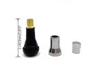 Aluminum Or Brass Chrome Valve Stems , Tubeless Valve Stems TR413AC